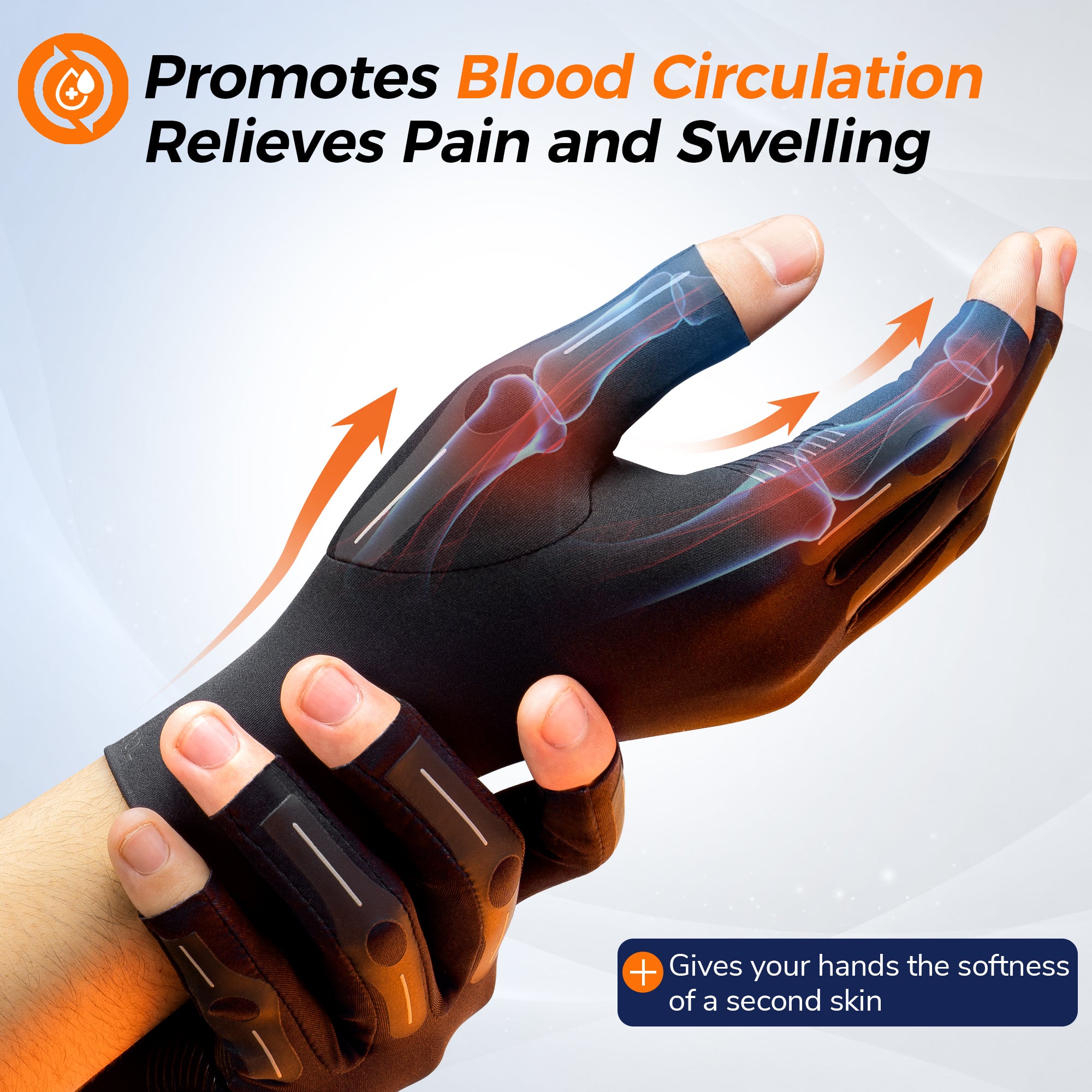 Whcool Compression Gloves for Hand and Joint Pain Relief,Arthritis Gloves for Men & Women,Reduce Hand Swelling and Stiffness,1 Pair