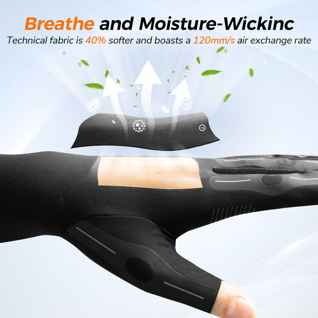 Whcool Compression Gloves for Hand and Joint Pain Relief,Arthritis Gloves for Men & Women,Reduce Hand Swelling and Stiffness,1 Pair