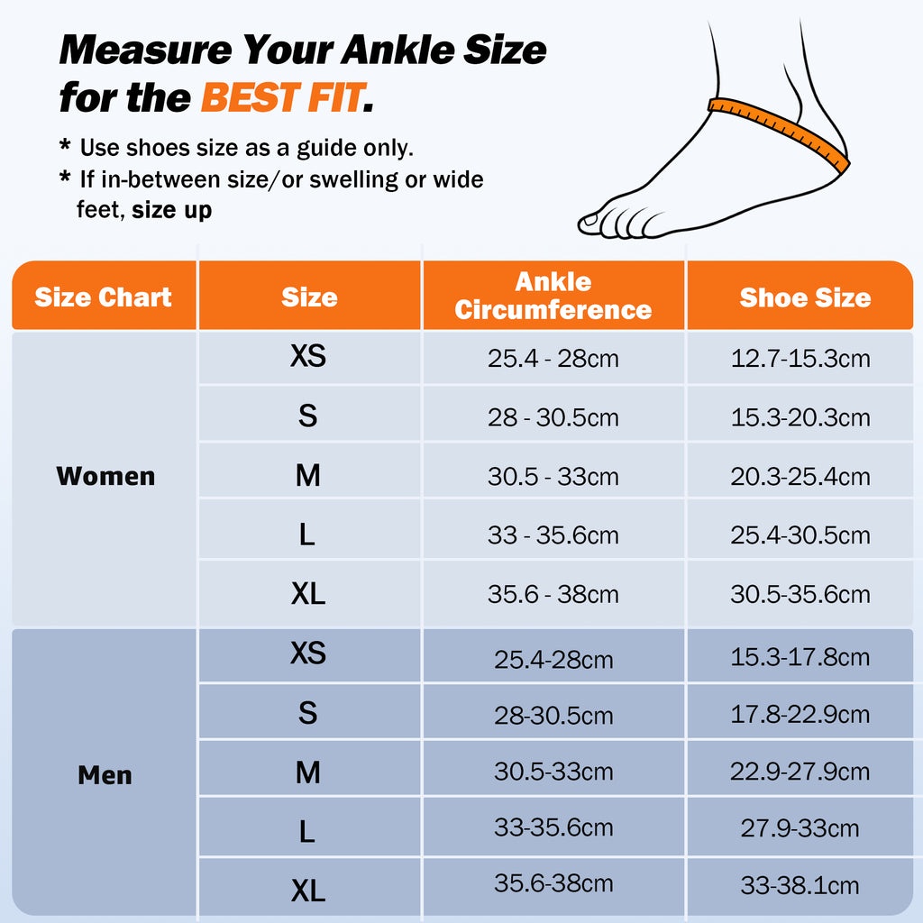 Whcool Stabilizing Ankle Brace, Breathable Compression Wrap for Sports, Running & Gym, Unisex Guard，Single