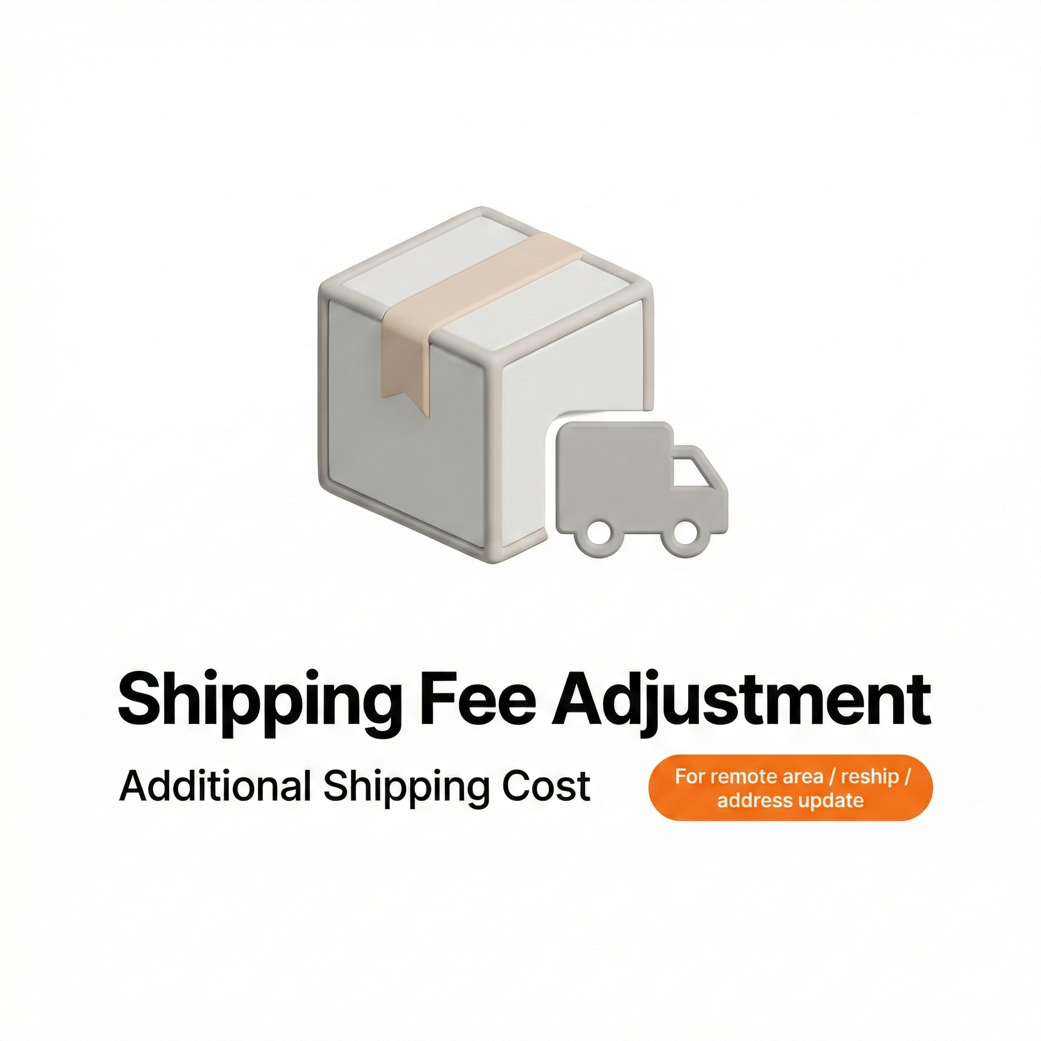 WHCOOL additional shipping fee payment for order shipping cost adjustment